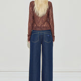 Asymmetric Lace Top