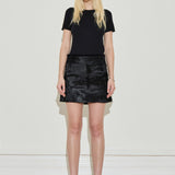 Mini Leather Skirt