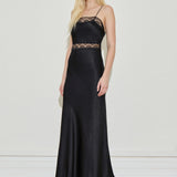 Lace-Trimmed Maxi