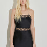 Lace-Trimmed Maxi