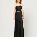 Lace-Trimmed Maxi
