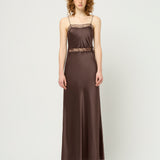 Lace-Trimmed Maxi