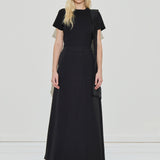Pin-Tuck Maxi Skirt