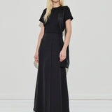 Pin-Tuck Maxi Skirt