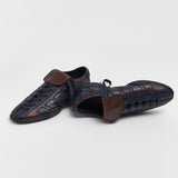 Nikoletta	Brown and Navy Sneakers