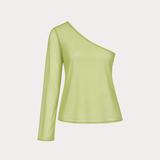 One Shoulder Long Sleeve Top
