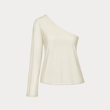 One Shoulder Long Sleeve Top