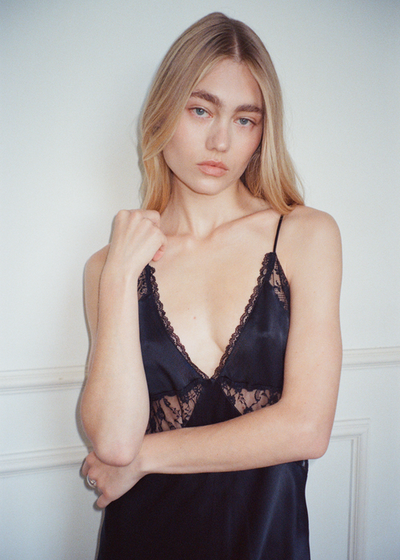 Lace Inlay Dress - As seen on