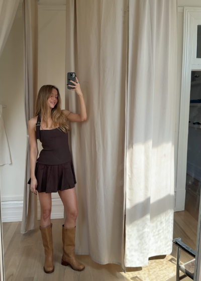 Buckle Mini Dress - As seen on