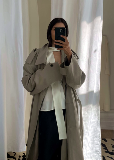 Double Breasted Trench - As seen on